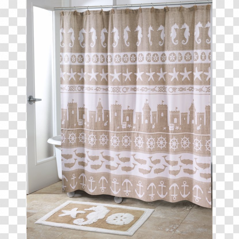 Towel Douchegordijn Linens Shower Curtain - Linen Transparent PNG