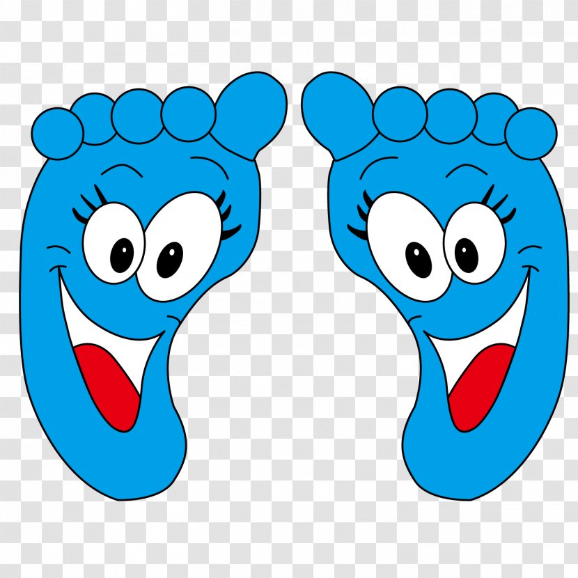 Cartoon Animation Foot - Drawing - Cute Feet Transparent PNG