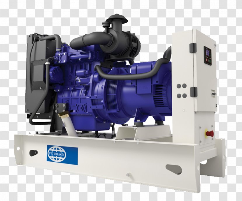 Diesel Generator Engine-generator Electric F.G. Wilson (Engineering) Single-phase - Energy - Gasoline Pump Transparent PNG