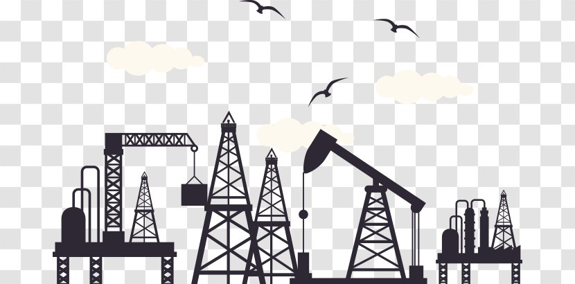 Oil Refinery Petroleum Industry Platform Chemical - Energy Transparent PNG