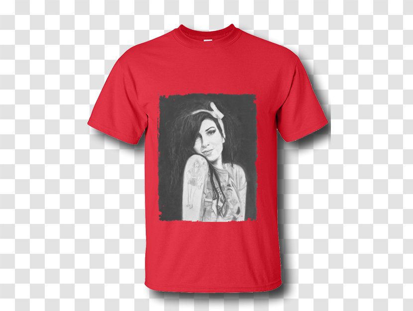 T-shirt Hoodie Sleeve Top - Clothing - Amy Winehouse Transparent PNG