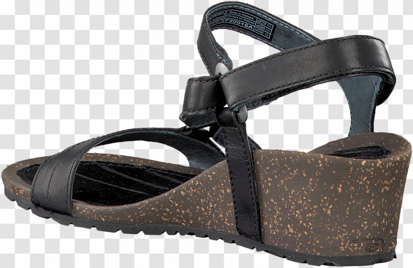 Sandal Shoe Teva Footwear Black - Slide Transparent PNG