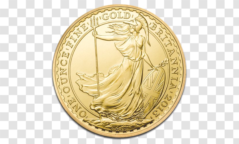 Royal Mint Britannia Gold Bullion Coin - Currency Transparent PNG
