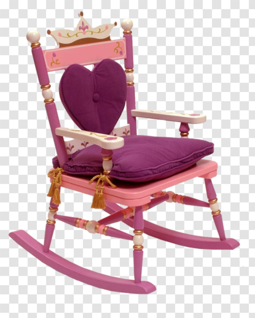 Rocking Chairs Table Child Cushion - Magenta - Children Chair Transparent PNG