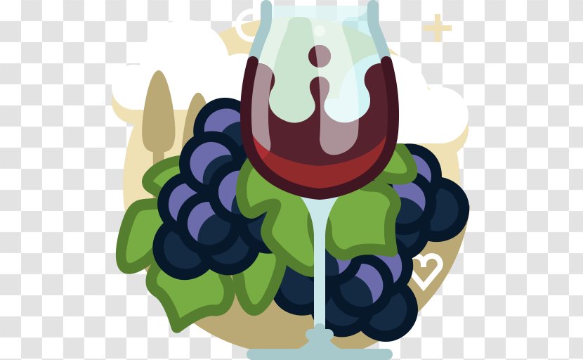 Wine Organic Food - Flower - Blues Clues Transparent PNG