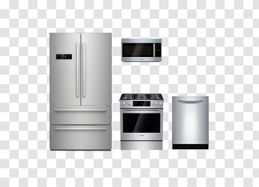 Refrigerator Cooking Ranges Robert Bosch GmbH Gas Stove Stainless Steel - Natural - Home Appliance Transparent PNG