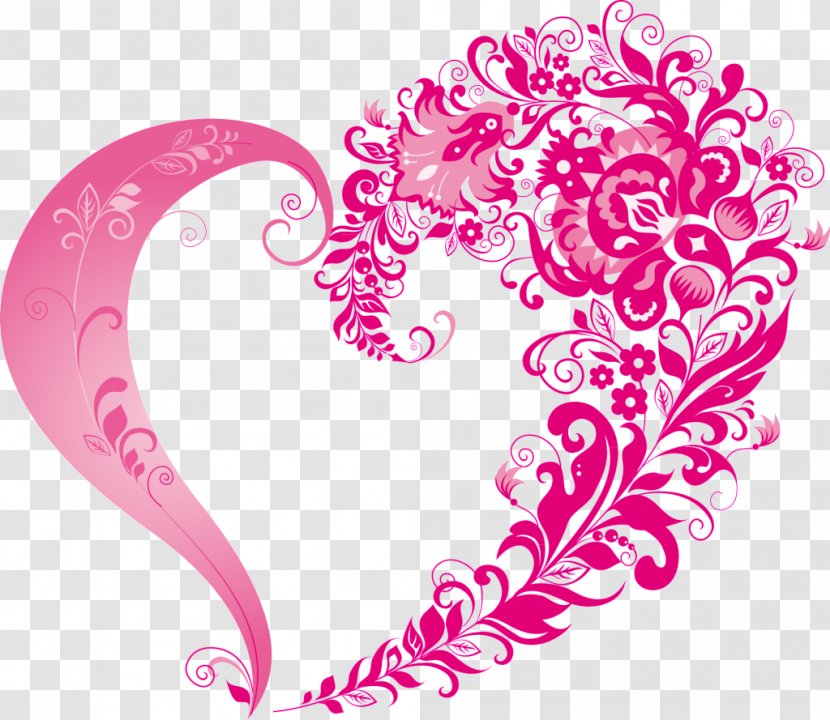 Heart Clip Art - Pink Wallpaper Transparent PNG