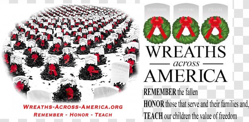 Arlington National Wreaths Across America Headquarters Memorial Day Veteran - Cemetery Transparent PNG