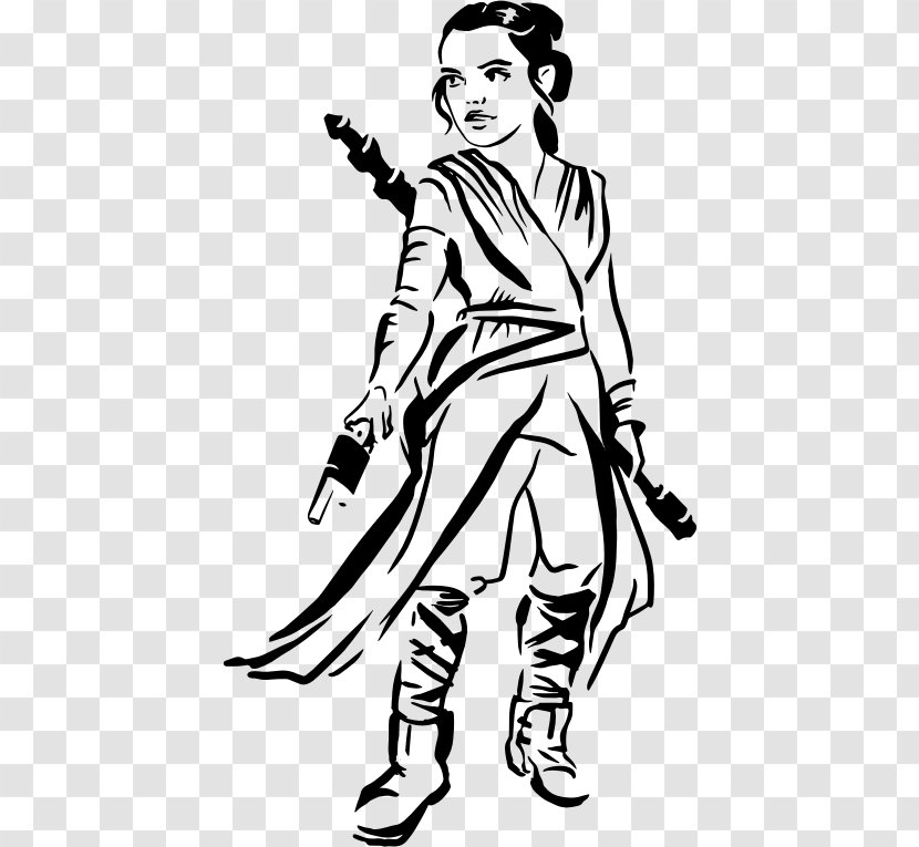 Woman Warrior Clip Art - Clothing - Star Wars Rey Transparent PNG