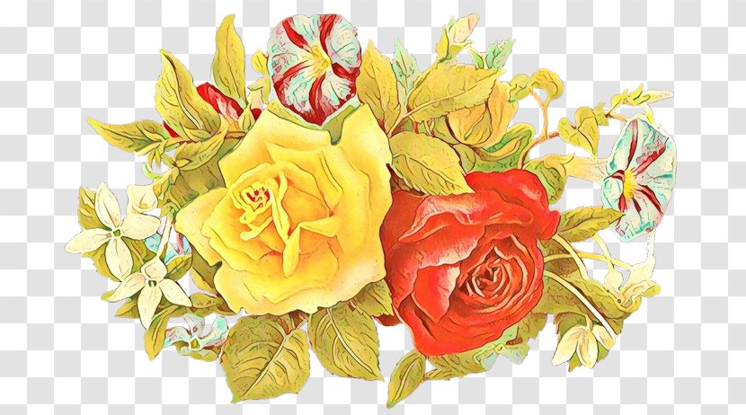 Garden Roses - Rose Family - Floribunda Petal Transparent PNG