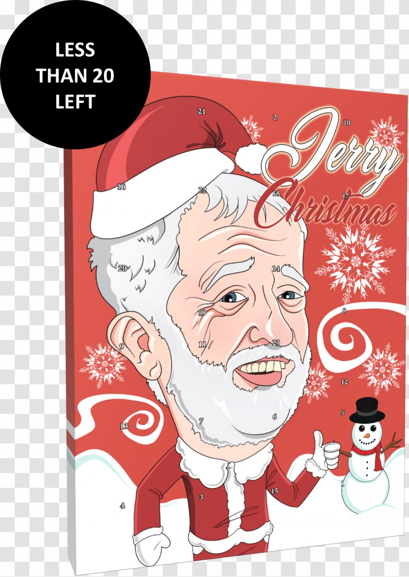 Santa Claus Advent Calendars Christmas People's Assembly Against Austerity - Beard Transparent PNG