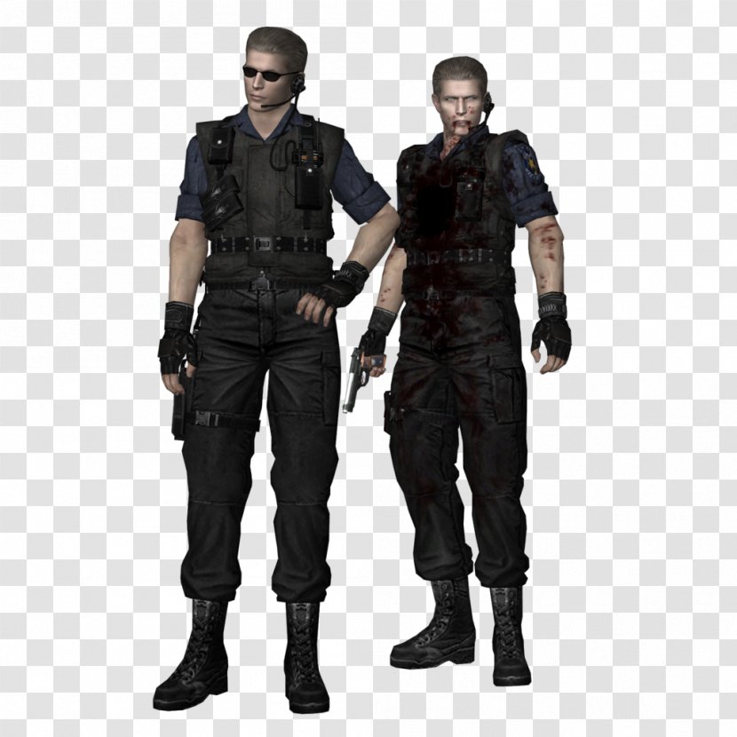 Albert Wesker Resident Evil: The Umbrella Chronicles Evil 5 3: Nemesis - Tyrant - Military Uniform Transparent PNG