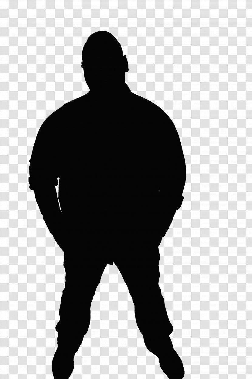 Silhouette Man Black - Drawing Transparent PNG