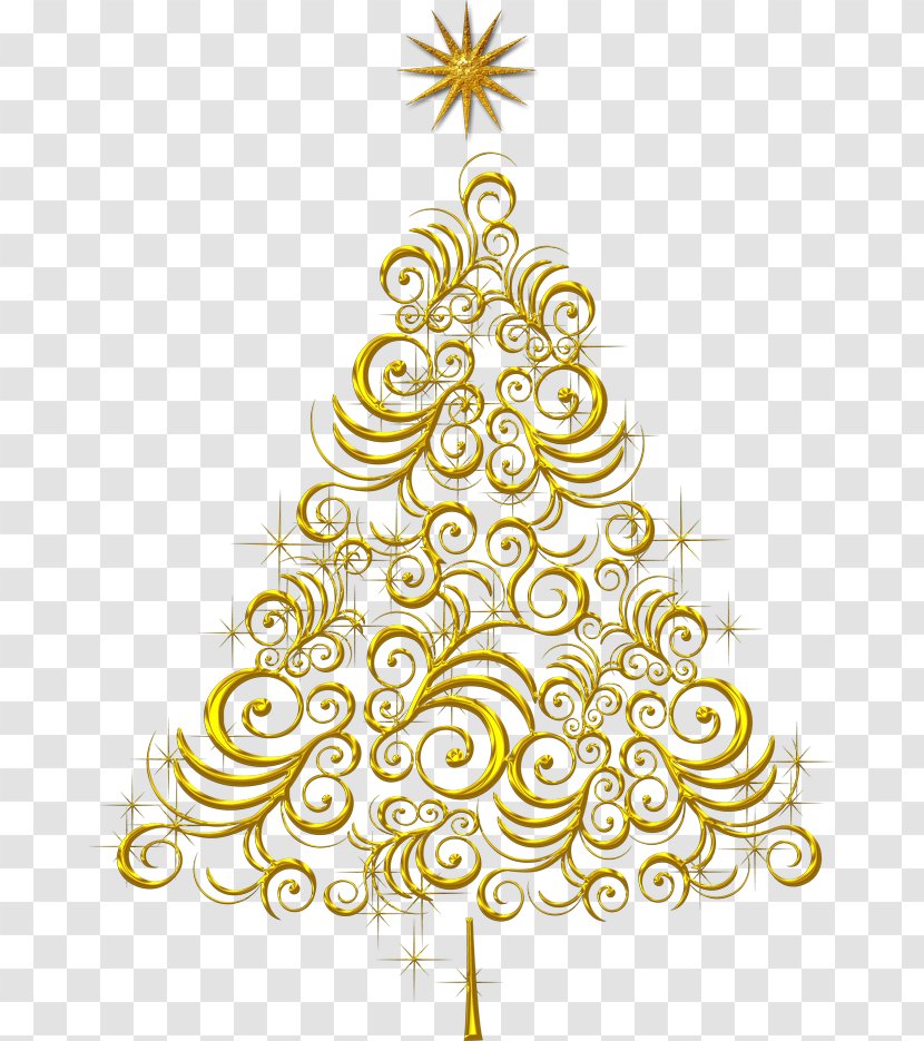 Christmas Tree Drawing Ornament Clip Art - Conifer Transparent PNG