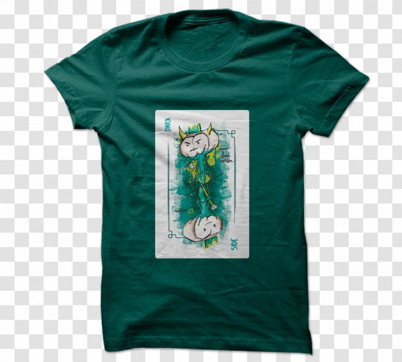 Printed T-shirt Hoodie Neckline - Shirt Transparent PNG