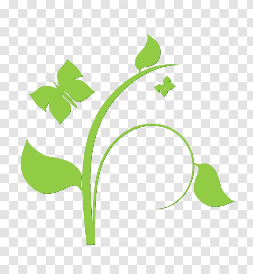 Watercolor Flower Background - Plant - Pedicel Logo Transparent PNG