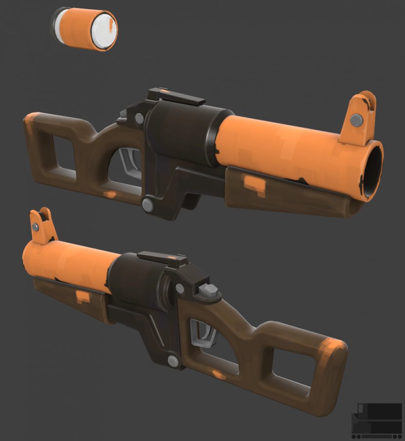 Team Fortress 2 Weapon Grenade Launcher Firearm - Sawedoff Shotgun Transparent PNG