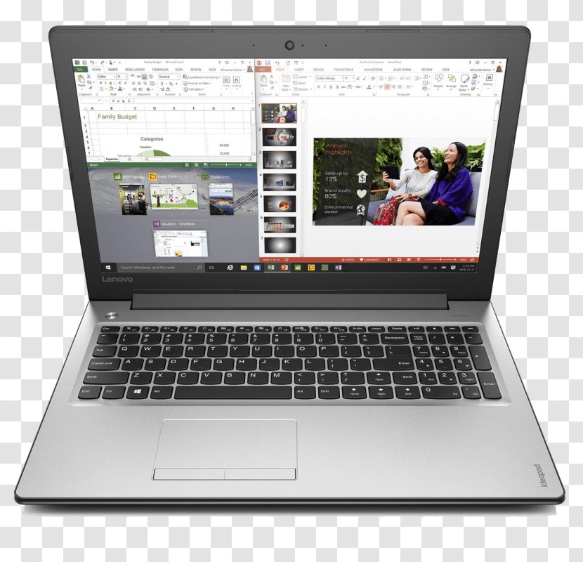 Laptop Intel Core I5 Lenovo Ideapad 310 (15) - Electronic Device Transparent PNG