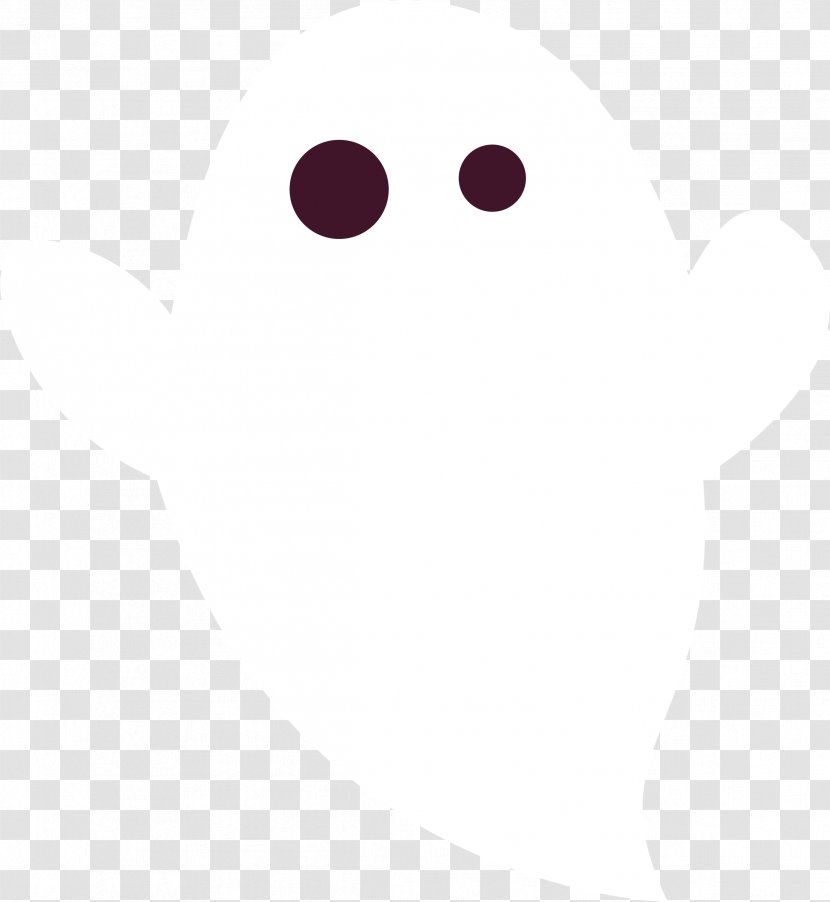 Halloween Ghost - Logo Magenta Transparent PNG