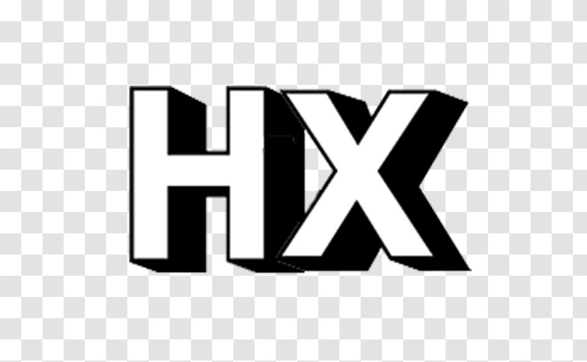 Logo Hydro-X Water Treatment Ltd - Black And White Transparent PNG