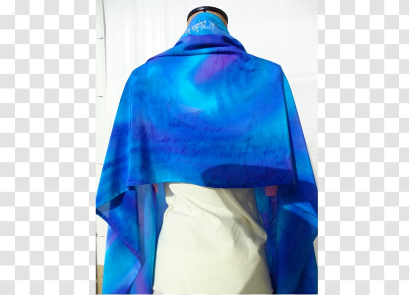 Tallit Silk Scarf Shawl Bar And Bat Mitzvah - Outerwear - Hand Painted Transparent PNG