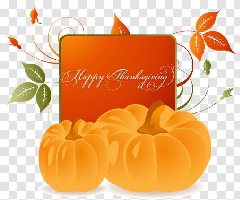 Calabaza Winter Squash Pumpkin Cucurbita Font - Flower - Happy Thanksgiving/ Transparent PNG