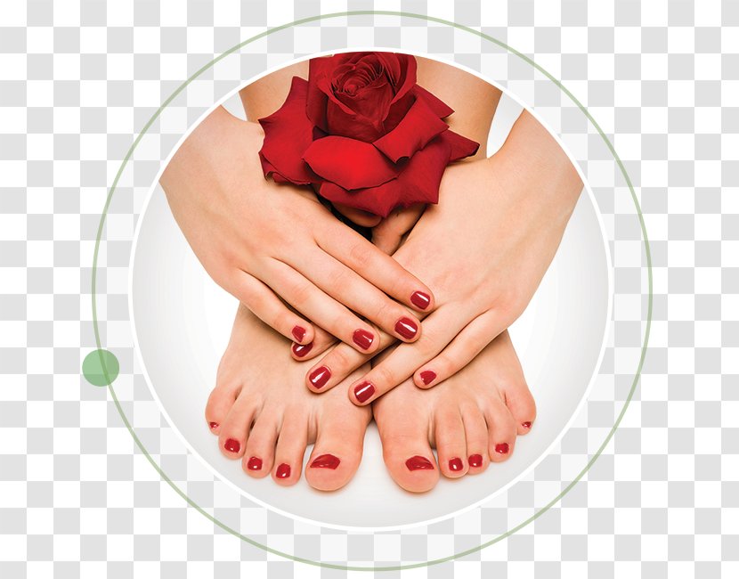 Pedicure Manicure Beauty Parlour Artificial Nails - Feet Transparent PNG