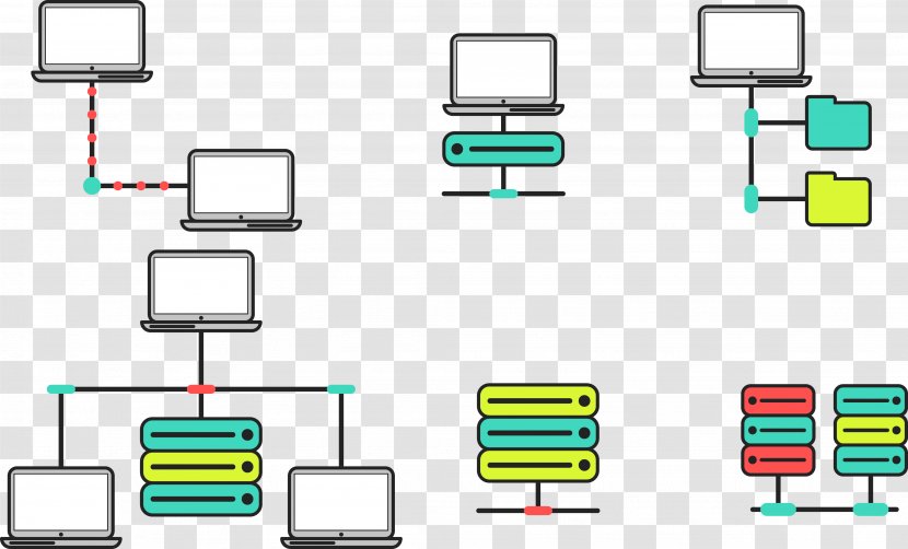 Computer Server Hacker Icon - Room And Data Transmission Diagram Transparent PNG