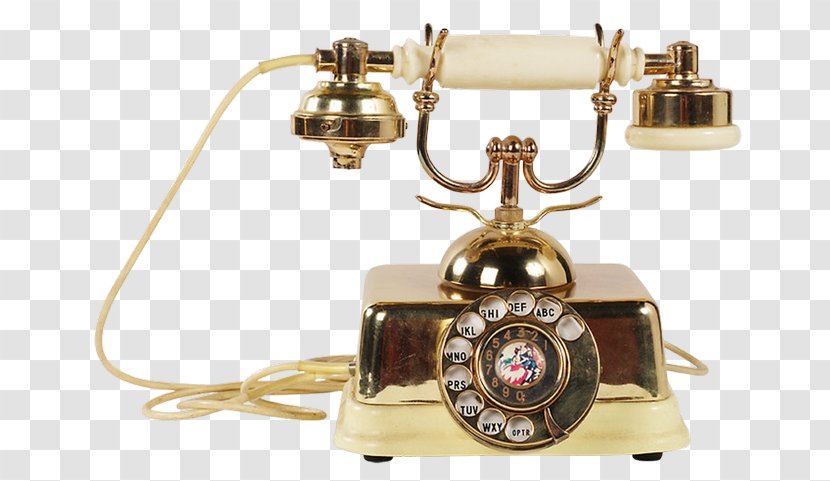 Telephone Call Mobile Phones Telephony - Information - Retro Phone Transparent PNG