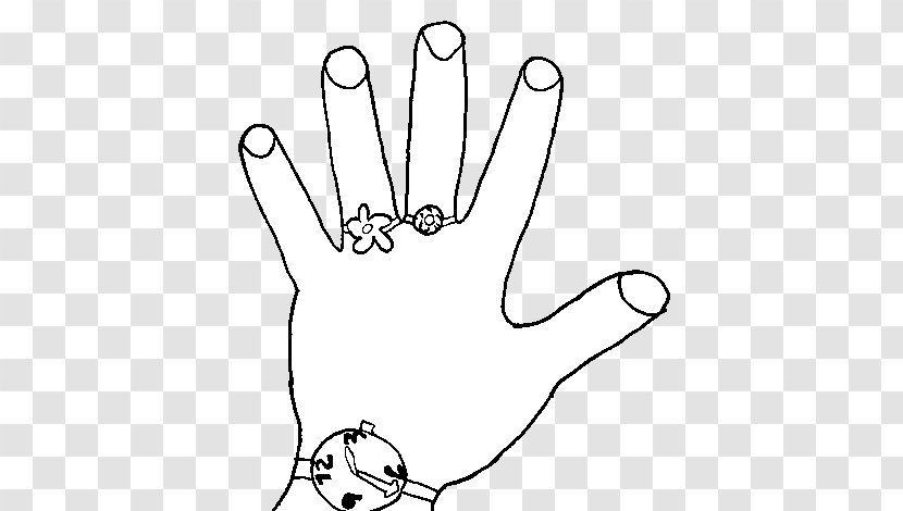 Drawing Coloring Book Thumb Kodjo Line Art - Flower - Hands Color Transparent PNG