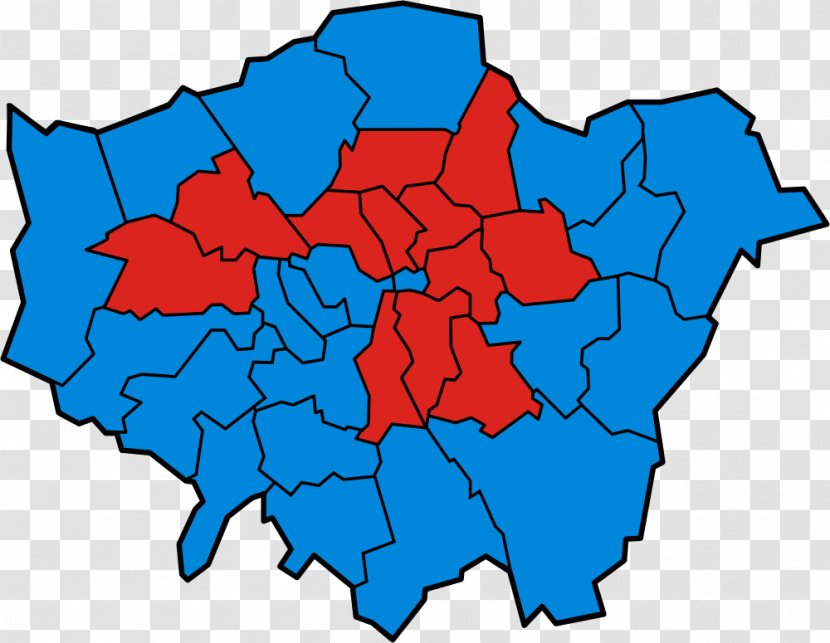 London Borough Of Croydon Southwark Outer Waltham Forest Boroughs - Area - Islington Transparent PNG