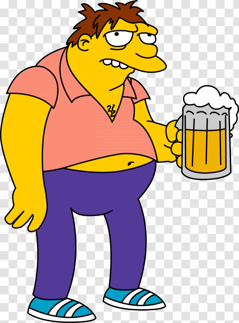 Barney Gumble Moe Szyslak Homer Simpson Milhouse Van Houten Marge - Lazy Man Transparent PNG