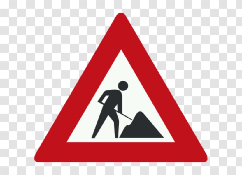 Traffic Sign Employment Long-distance Cycling Route Bouwkundige Opname Roadworks - Brand Transparent PNG