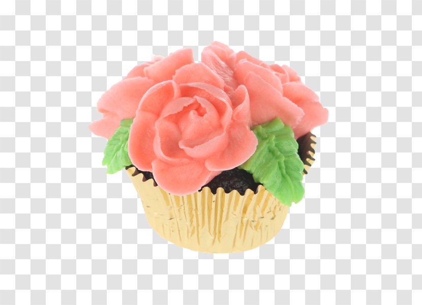 Cupcake Buttercream Garden Roses Bakery - Icing - Cake Transparent PNG