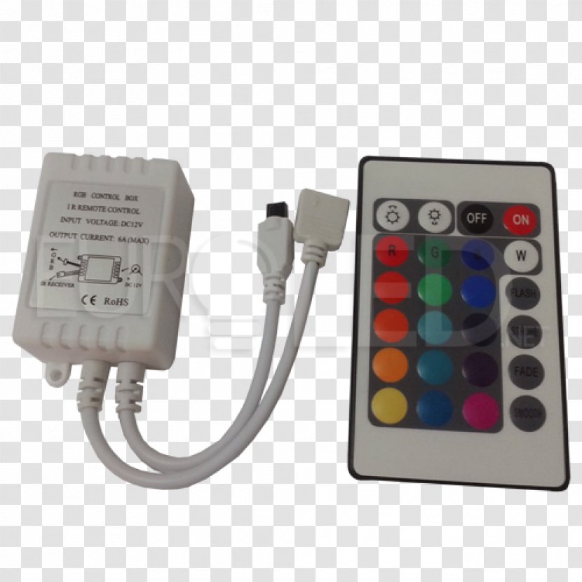 Remote Controls Light-emitting Diode RGB Color Model LED Strip Light - Led Lamp Transparent PNG