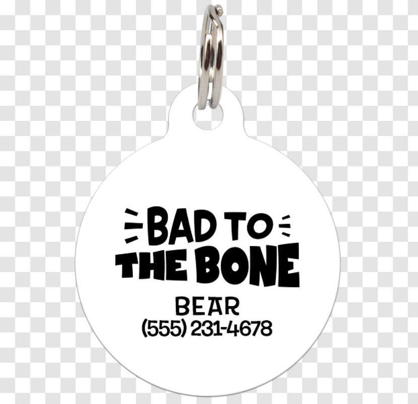 Charms & Pendants Font - Fashion Accessory - Bad To The Bone Transparent PNG