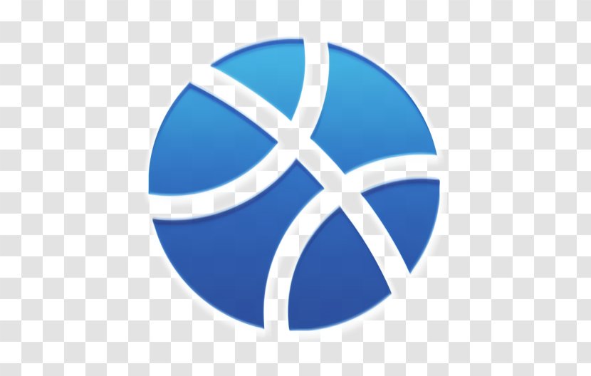 Ball Icon Basketball Dribble - Blue - Cobalt Symbol Transparent PNG