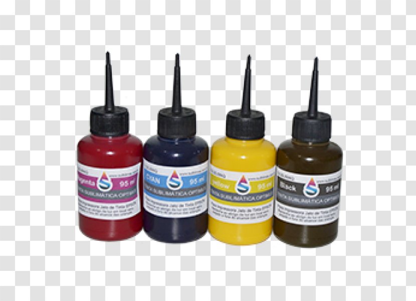 Printer Liquid Ink Label - Milliliter - Gotas De Tinta[ Transparent PNG