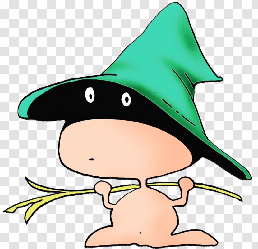 Green Cartoon Clip Art Hat Costume - Fictional Character Headgear Transparent PNG