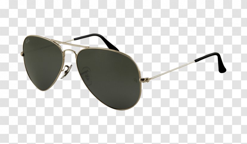 Ray-Ban Aviator Classic Sunglasses Flash - Grey Transparent PNG