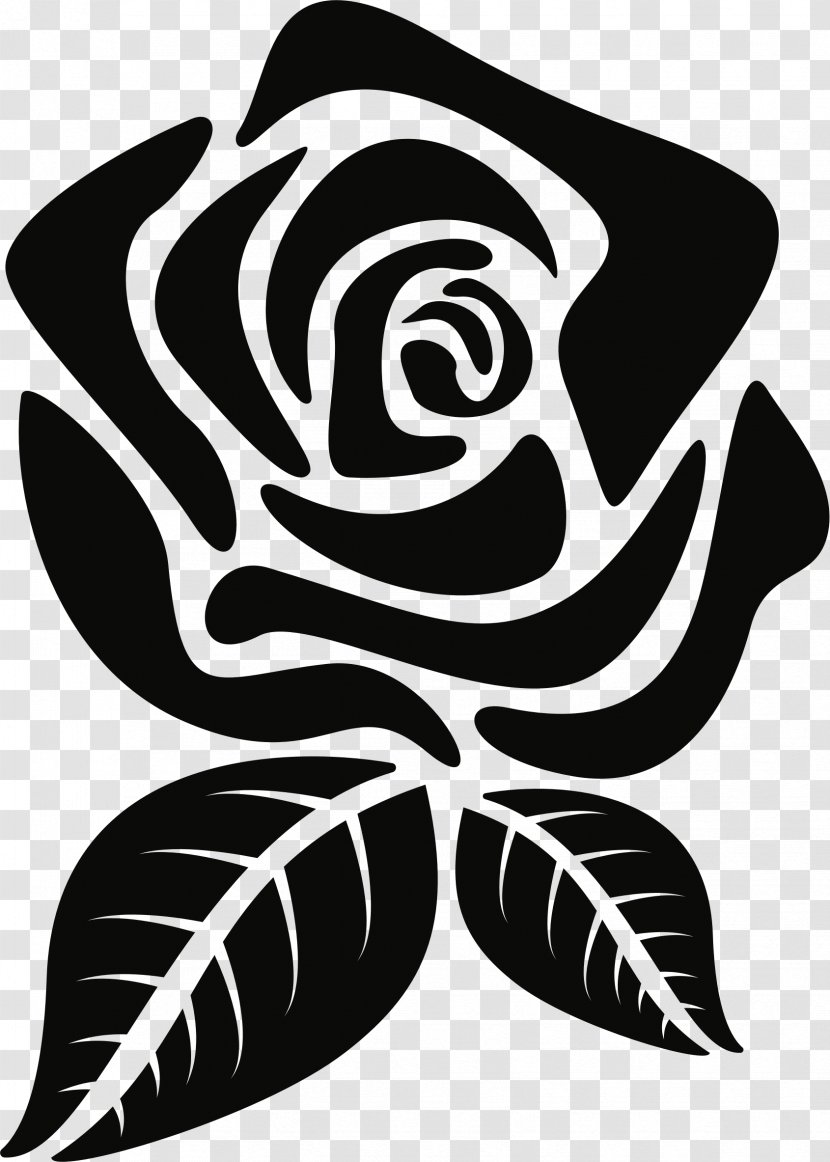 Flower Silhouette Rose Clip Art - Visual Arts Transparent PNG
