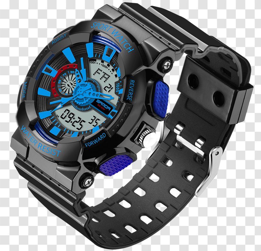 Digital Clock Shock-resistant Watch Quartz - Fashion Transparent PNG