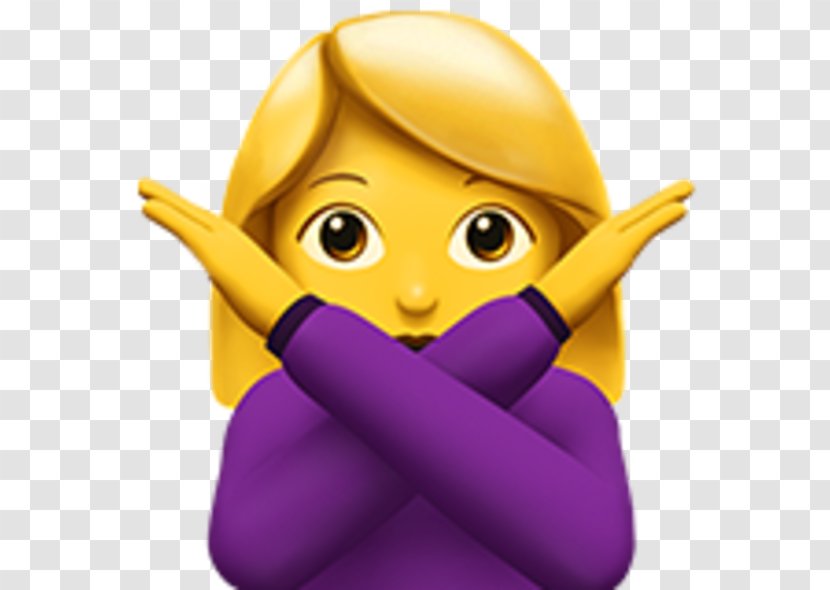 No Emoji IPhone Gesture Emoticon - Iphone Transparent PNG