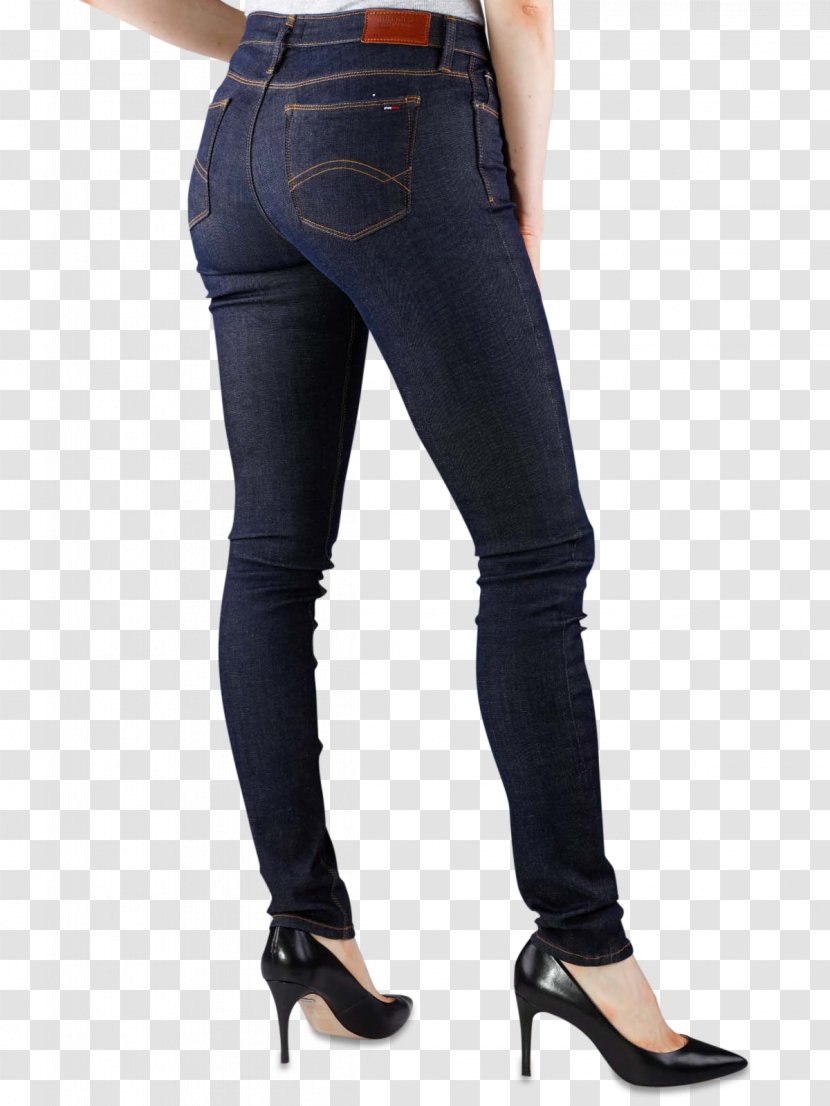Jeans Denim Slim-fit Pants Dress - Silhouette Transparent PNG