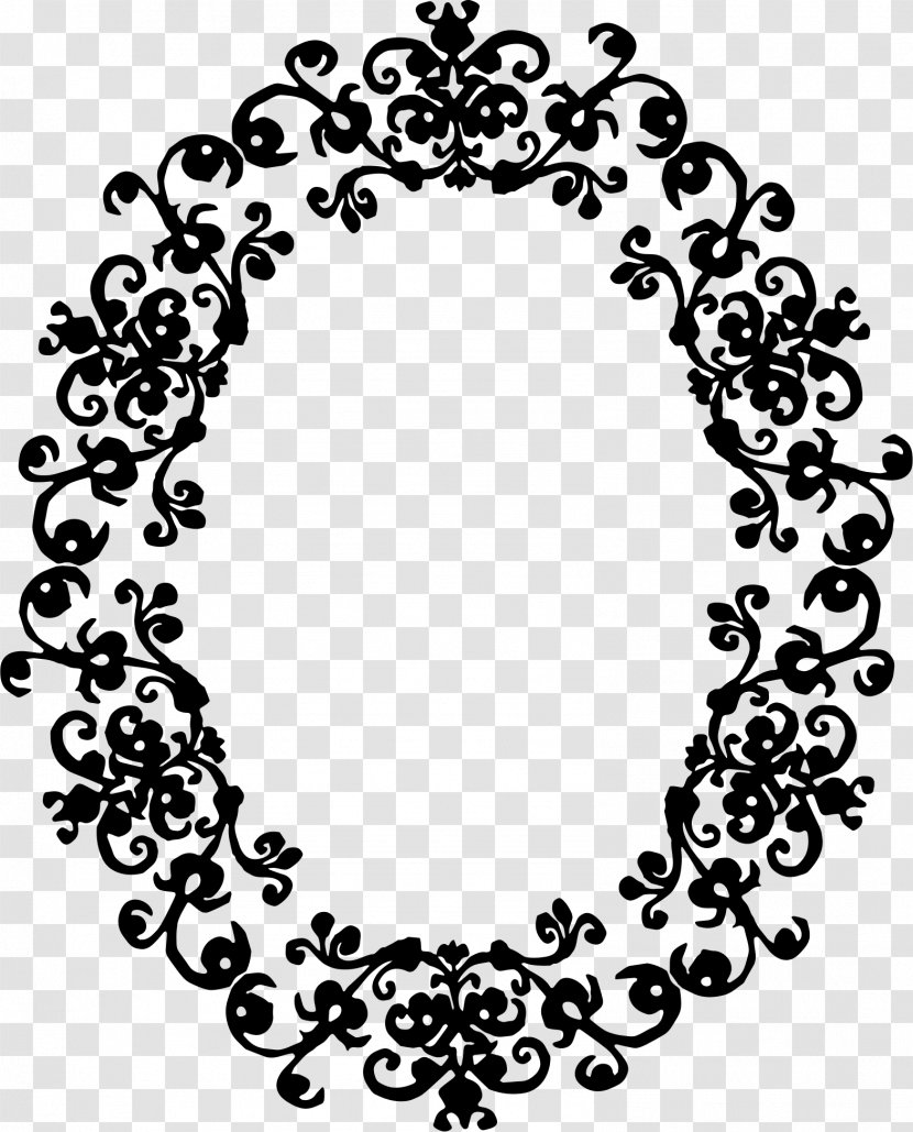 Decorative Borders Picture Frames Arts Clip Art - Monochrome Photography - Ornament Frame Transparent PNG