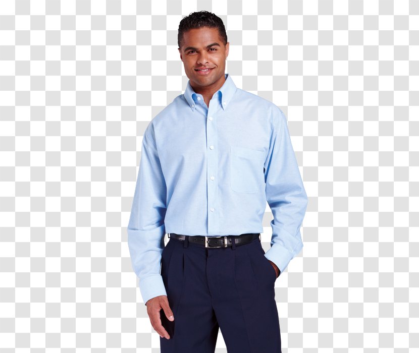 Dress Shirt Collar Neck Sleeve Button - White Transparent PNG