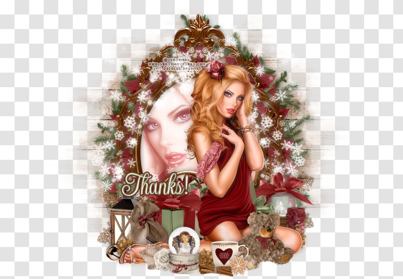 Christmas Ornament Brown Hair Transparent PNG