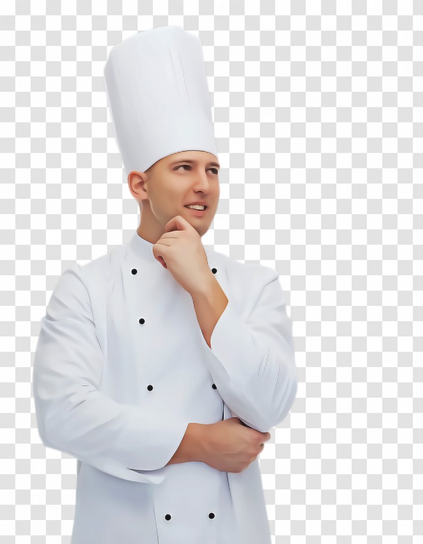 Chef's Uniform Cook White Chef - Sleeve Chief Transparent PNG