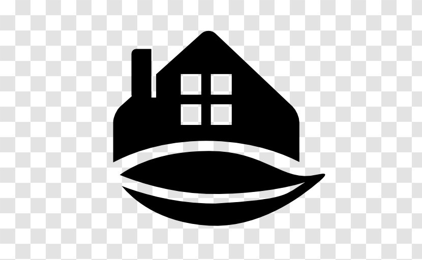 House - Black And White - Logo Transparent PNG