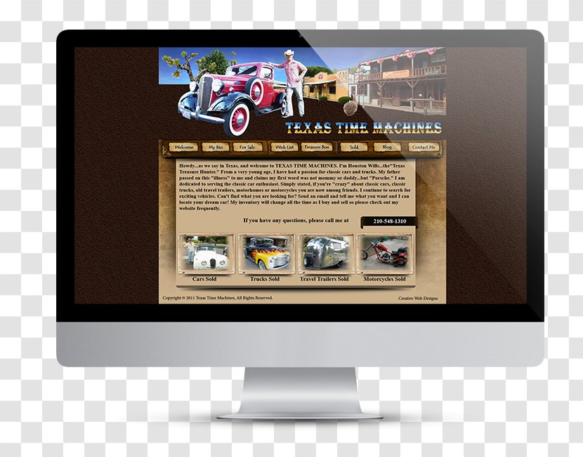 Car Web Design - Multimedia Transparent PNG